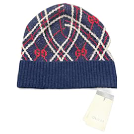 Gucci Hut aus Wolle Blau Größe M