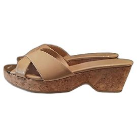 Sandali Jimmy Choo Beige Pelle Vernice 36