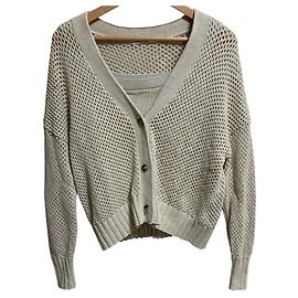 Autre Marque Cárdigan 2 en 1 de hilo de algodón BEAUTY&YOUTH UNITED ARROWS