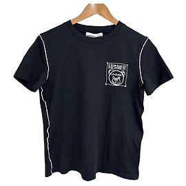 Camiseta de algodón bordada Moschino