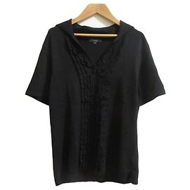 Top de punto de manga corta Burberry
