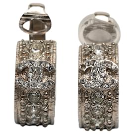 Orecchini a clip con strass Chanel Coco Mark
