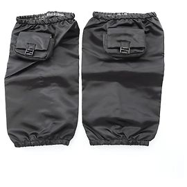 Mangas de pierna de nylon negro Fendi para mujeres