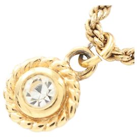 Collana in strass placcata oro Christian Dior