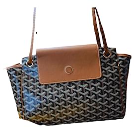 Goyard Rouette Tasche Braun Leder
