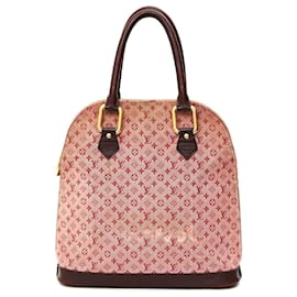 Borsa a Mano Louis Vuitton Alma Monogram LV in Tela Monogram Bordeaux