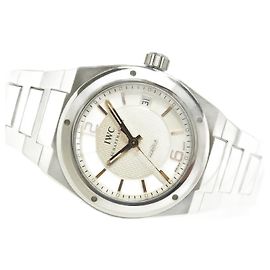IWC Ingenieur Automático 40 MM prata IW322801 Fundo de caixa em safira Masculino