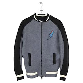 Grauer Wollstrickjacke - Givenchy