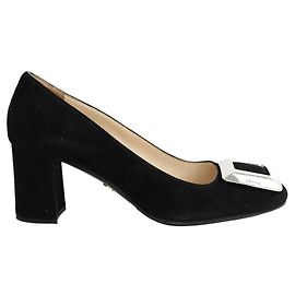 Prada Ballerine in suede nere