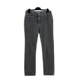 Chanel 2012 Jeans in Denim Neri Trapuntati FR40 Paris Bombay UK12 US29
