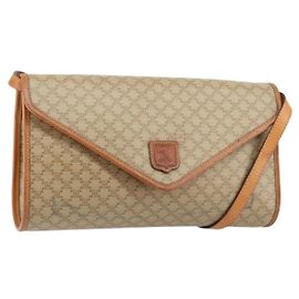 Céline Borsa a Spalla Macadam Vintage Celine in Tela e Pelle