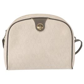 Borsa a spalla vintage Honeycomb in tela Christian Dior