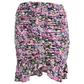 Gonna Mini Floreale Milendi Isabel Marant in Seta Multicolore