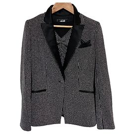 Autre Marque Conjunto 2 en 1 de tweed Lame Maggy de Ginza