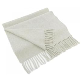 Cashmere-Schal von Hermès in Beige und Grau