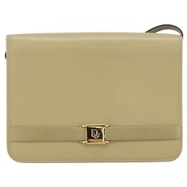 Borsa a spalla vintage Christian Dior in pelle