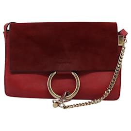 Chloé Chloe Faye Chain Leather and Suede medium