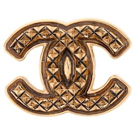 Spilla Chanel in Metallo Dorato