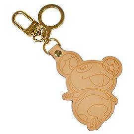 Charm y llavero Panda Murakami Louis Vuitton en cuero Vachetta