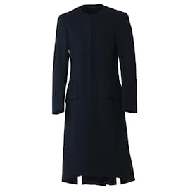 Gucci Runway Long Wool Coat Black – ’10s
