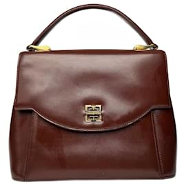 Borsa in pelle vintage Givenchy marrone