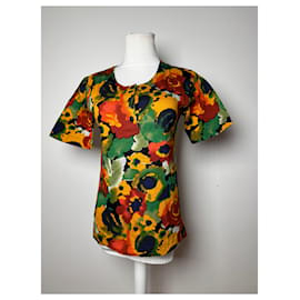 Camisa floral multicolor vintage Dior M