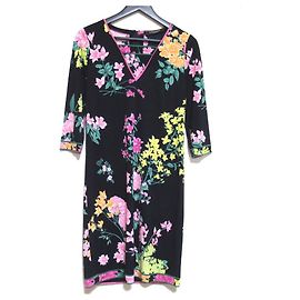 Autre Marque Kankan Stretch Blumendruckkleid von LEONARD
