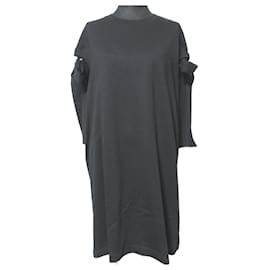 Autre Marque MSGM ärmelloses Baumwollkleid mit Schleife
