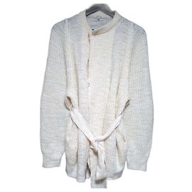 Autre Marque Cardigan in misto lino e seta BLAMINK