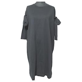 Autre Marque MSGM Ärmelloses Baumwollkleid mit Schleife