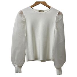Autre Marque Stricktop aus Tüll und Organza von United Arrows