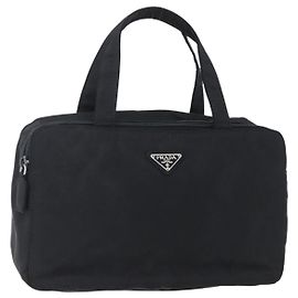 Borsa a mano vintage Prada Tessuto
