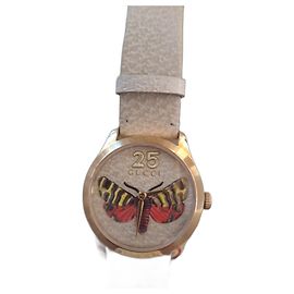 Orologio Gucci in acciaio beige 46mm