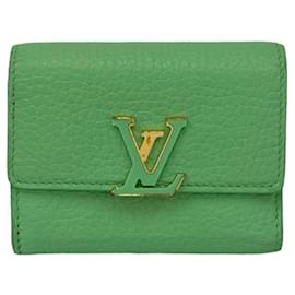 Louis Vuitton Portefeuille Capucines XS Leather Tri-fold Wallet