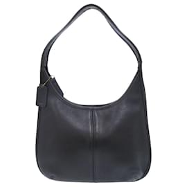 Borsa a mano in pelle nera Coach Ergo