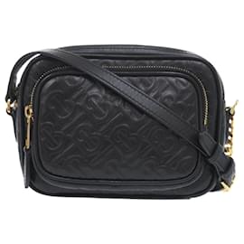 Borsa a tracolla in pelle Burberry con monogramma TB