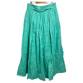 Falda Acampanada CYCLAS 100% Lino - Autre Marque