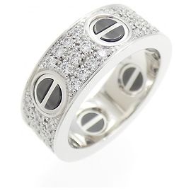 Anel Love Cartier em Ouro Branco