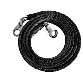 Correa Cordage 25 de lona, correa de hombro navy - Hermès