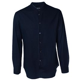 Giorgio Armani, Camisa de cuello redondo en azul marino