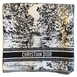 Plaid Christian Dior "Toile de Jouy"