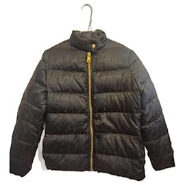 Versus Versace Down Jacket Black Damask Lion Head