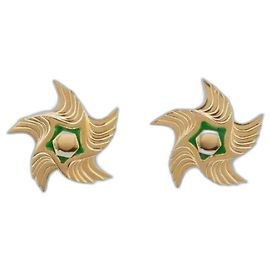 Orecchini Bottega Veneta dorati argento