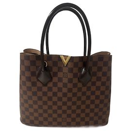 Sac à main Louis Vuitton Kensington en cuir marron