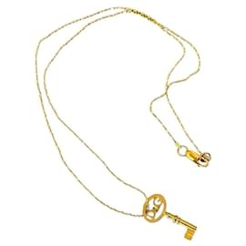 DOLCE & GABBANA Halskette aus vergoldetem Stahl mit einem 'Schlüssel zum Glück'