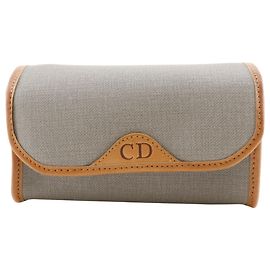 Pochette in PVC grigia Christian Dior