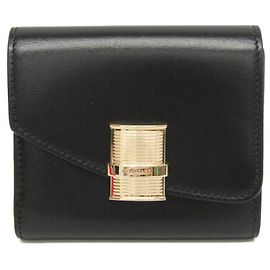 Portafoglio in pelle a tre pieghe Salvatore Ferragamo
