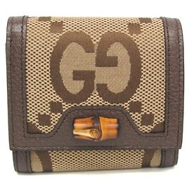 Gucci Bamboo Diana Jumbo GG 658635 Bi-Fold Geldbörse