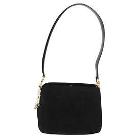 Borsa a Spalla Gancini in Pelle Scamosciata Salvatore Ferragamo