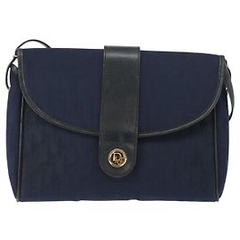 Vintage Trotter Schultertasche aus Canvas von Christian Dior